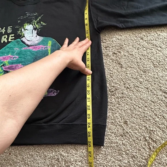 The Cure Beach Party Tour 1986 Crewneck Sweatshirt Unisex size L - Picture 7 of 8